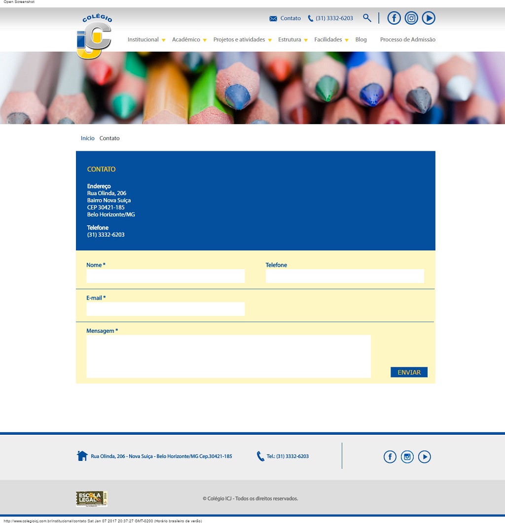 3 - Formulário de Contato