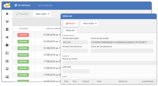 2 - Modulo SAT (Cupom Fiscal)