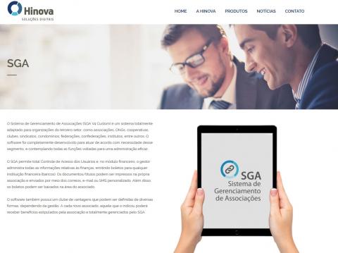 1 - Site Institucional do Produto